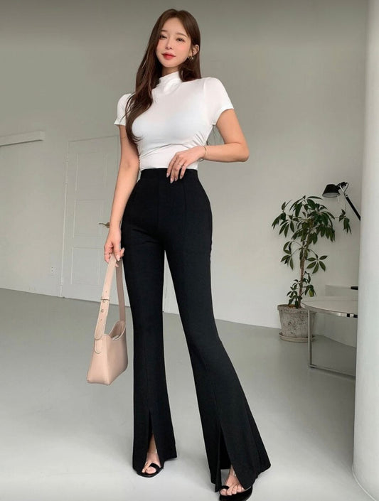 DAZY Casual Flared Pants For Women, New Autumn Style,Back To School Clothes Women Dress Pants