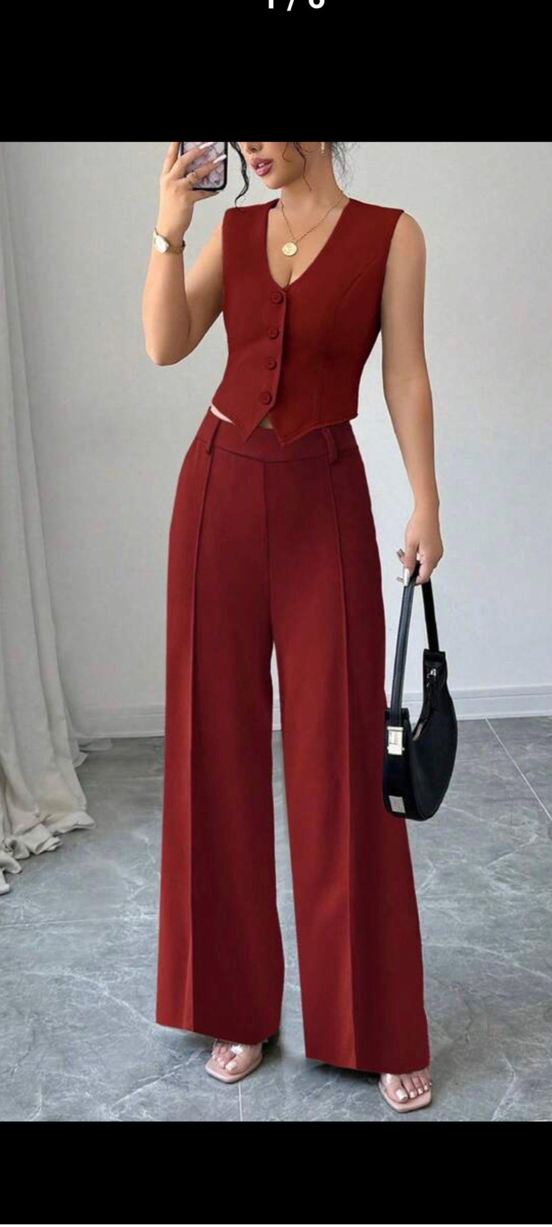 Spring Zipper Up Ribbed Knit Crop Tee & Flare Leg Pants Two Pieces Set